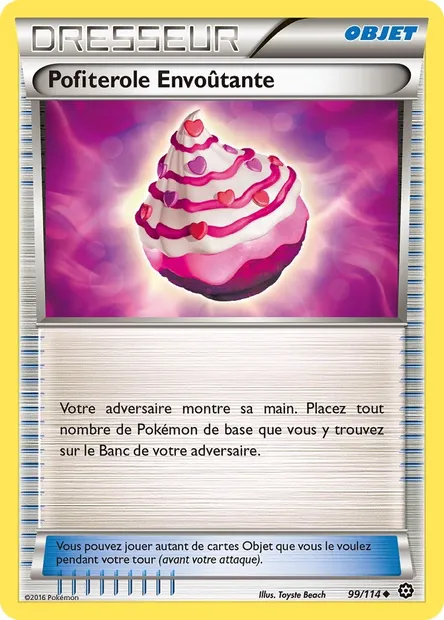Pofiterole Envoûtante, carte Pokémon STS 99 — extension Offensive Vapeur