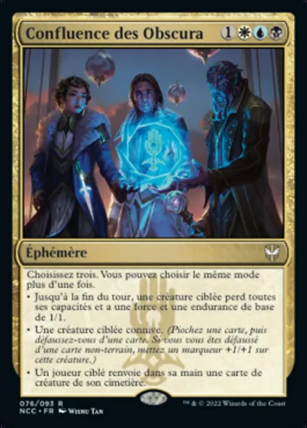 Confluence des Obscura, carte Magic NCC 76 — extension New Capenna Commander