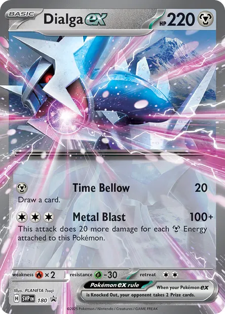 Dialga ex, Pokémon card PR-SV 180 — SVP Black Star Promos set