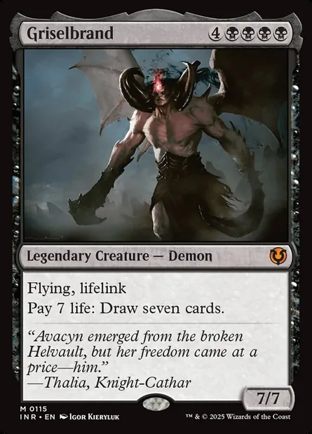 Griselbrand, Magic card INR 115 — Innistrad Remastered set