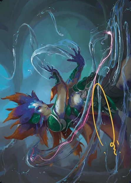 Nicanzil, Current Conductor // Nicanzil, Current Conductor, Magic card ALCI 36 — The Lost Caverns of Ixalan Art Series set