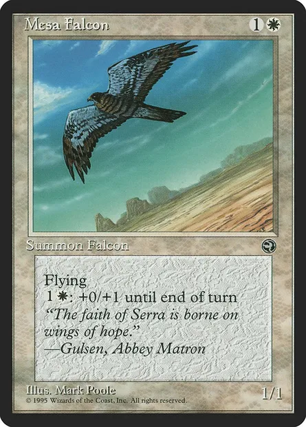 Mesa Falcon, Magic card HML 10a — Homelands set