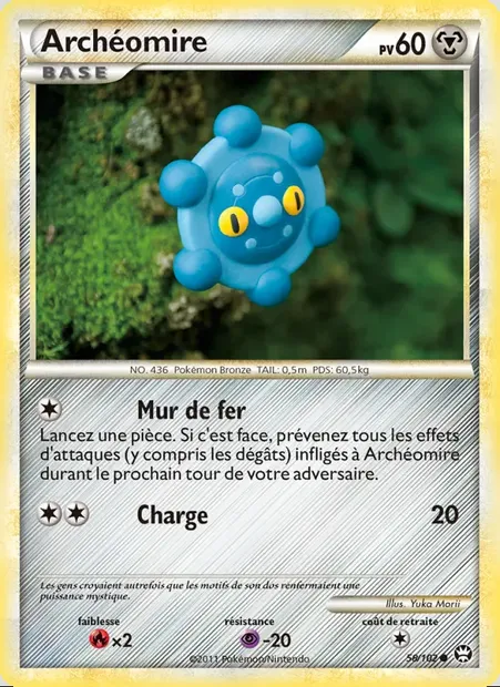 Archéomire, carte Pokémon TM 58 — extension Triomphant