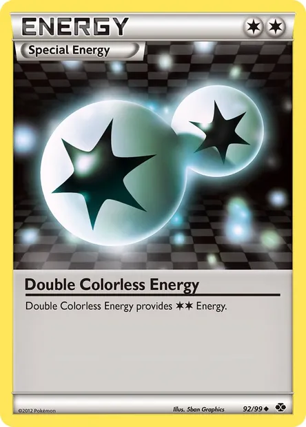 Double Colorless Energy, Pokémon card NXD 92 — Next Destinies set