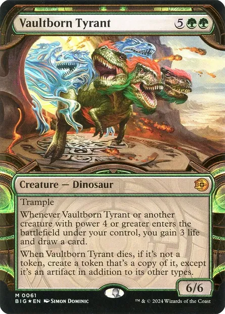 Vaultborn Tyrant, Magic card BIG 61 — The Big Score set