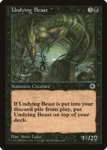 Undying Beast, Magic card POR 113 — Portal set