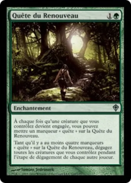 Quête du Renouveau, carte Magic WWK 110 — extension Worldwake