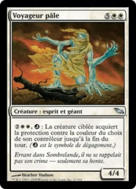 Voyageur pâle, carte Magic SHM 17 — extension Sombrelande
