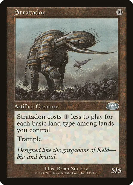 Stratadon, Magic card PLS 135 — Planeshift set