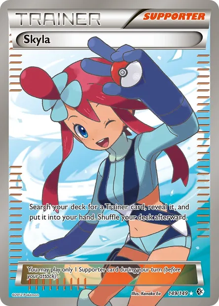 Skyla, Pokémon card BCR 149 — Boundaries Crossed set