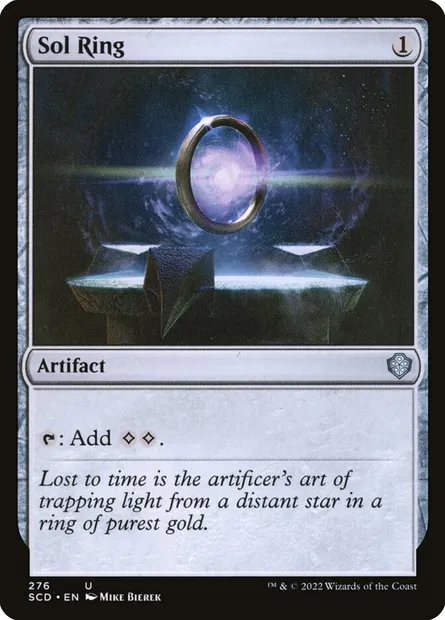 Sol Ring, Magic card SCD 276 — Starter Commander Decks set
