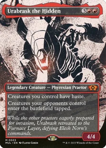 Urabrask the Hidden, Magic card MUL 23 — Multiverse Legends set