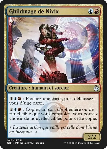 Ghildmage de Nivix, carte Magic GK1 42 — extension GRN Guild Kit
