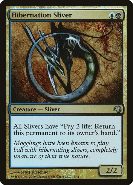 Hibernation Sliver, Magic card H09 12 — Premium Deck Series: Slivers set