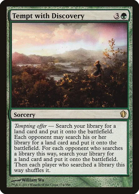 Tempt with Discovery, Magic card C13 174 — Commander 2013 set