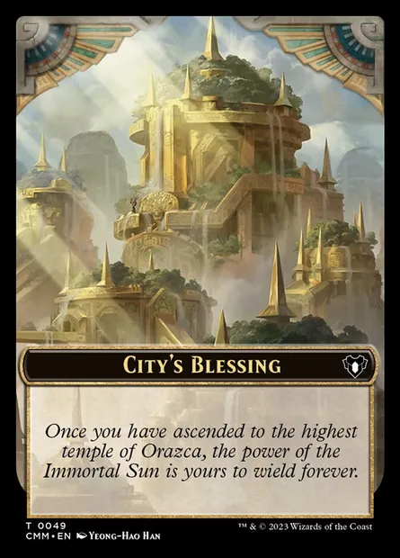 City's Blessing, Magic card TCMM 49 — Commander Masters Tokens set