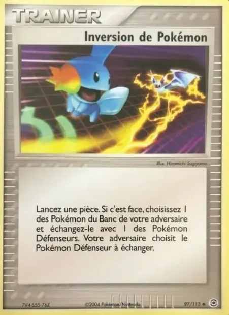Inversion de Pokémon, carte Pokémon RG 97 — extension EX Rouge Feu & Vert Feuille