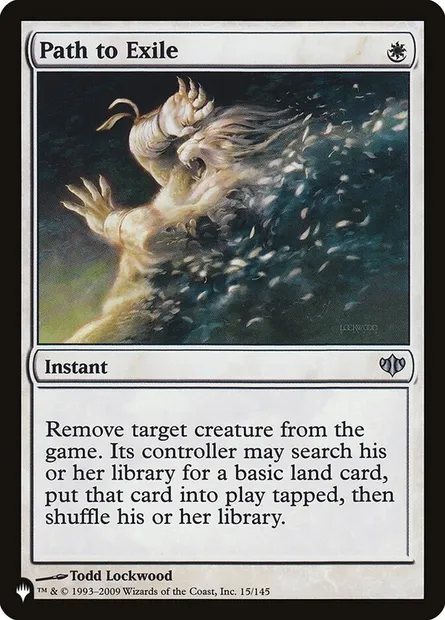 Path to Exile, Magic card PLST CON-15 — The List set