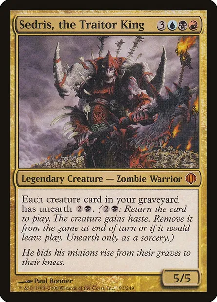 Sedris, the Traitor King, Magic card ALA 193 — Shards of Alara set