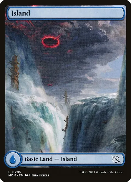 Island, Magic card MOM 285 — March of the Machine set