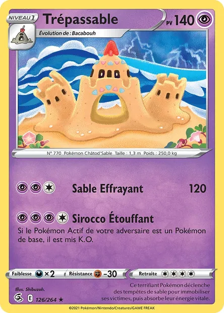 Trépassable, carte Pokémon FST 126 — extension Poing de Fusion
