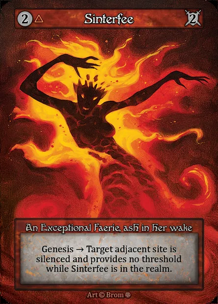Sinterfee, carte Sorcery GOT 171 — extension Gothic