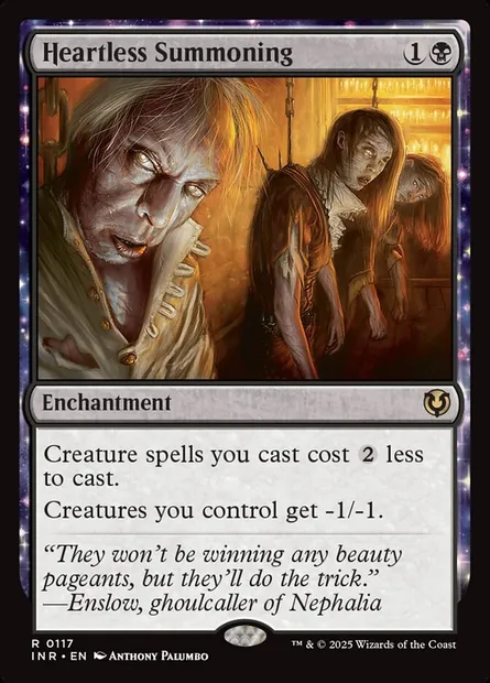 Invocation cruelle, carte Magic INR 117 — extension Innistrad Remastered