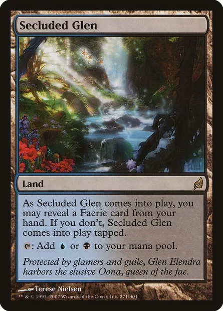 Secluded Glen, Magic card LRW 271 — Lorwyn set