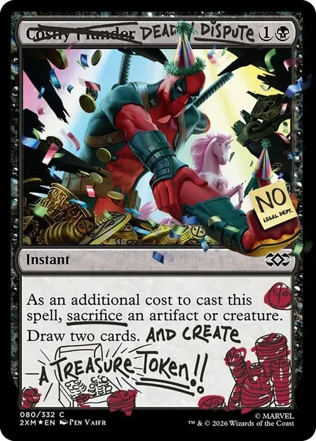 Deadly Dispute, Magic card SLD IFIYW-6 — Secret Lair Drop set