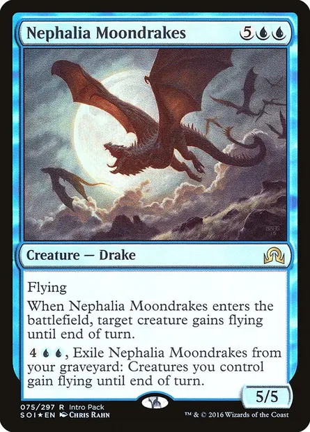 Nephalia Moondrakes, Magic card PSOI 75 — Shadows over Innistrad Promos set