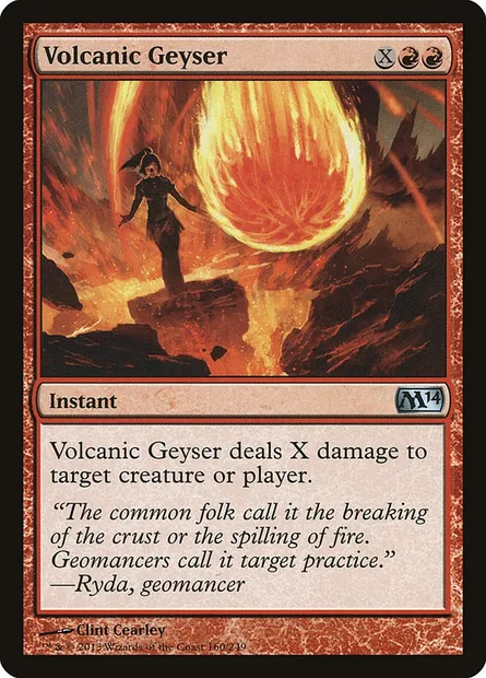 Volcanic Geyser, Magic card M14 160 — Magic 2014 set