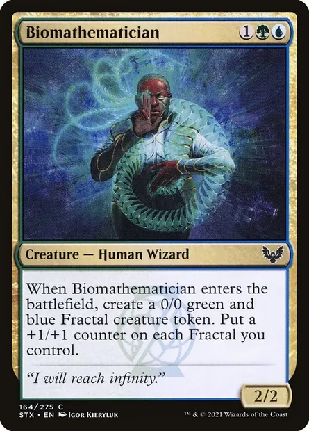Biomathematician, Magic card STX 164 — Strixhaven: School of Mages set