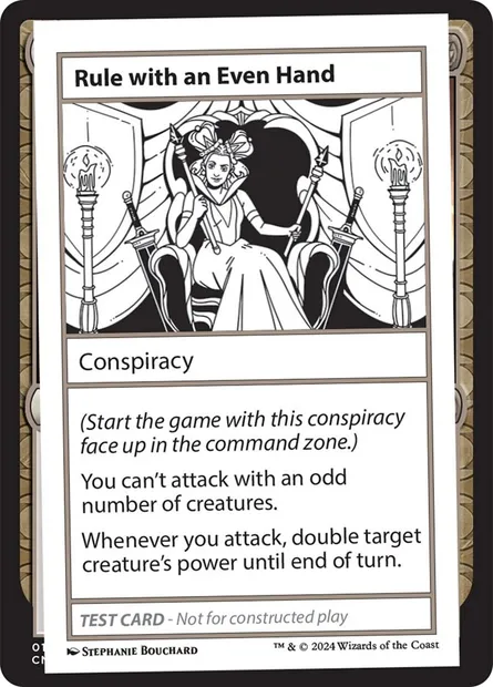 Rule with an Even Hand, carte Magic MB2 505 — extension Mystery Booster 2