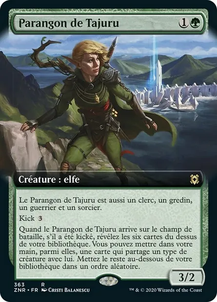 Parangon de Tajuru, carte Magic ZNR 363 — extension Renaissance de Zendikar