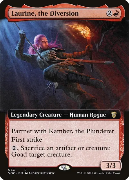 Laurine, the Diversion, Magic card VOC 63 — Crimson Vow Commander set