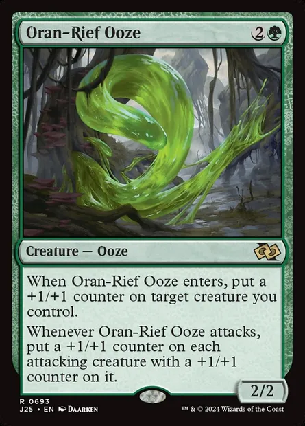Oran-Rief Ooze, Magic card J25 693 — Foundations Jumpstart set