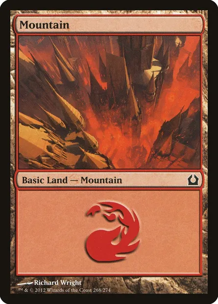 Mountain, Magic card RTR 268 — Return to Ravnica set