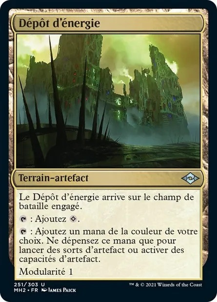 Dépôt d'énergie, carte Magic MH2 251 — extension Horizons du Modern 2