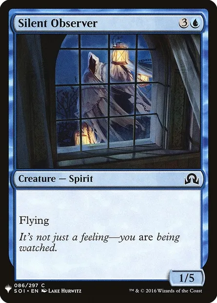 Silent Observer, Magic card PLST SOI-86 — The List set