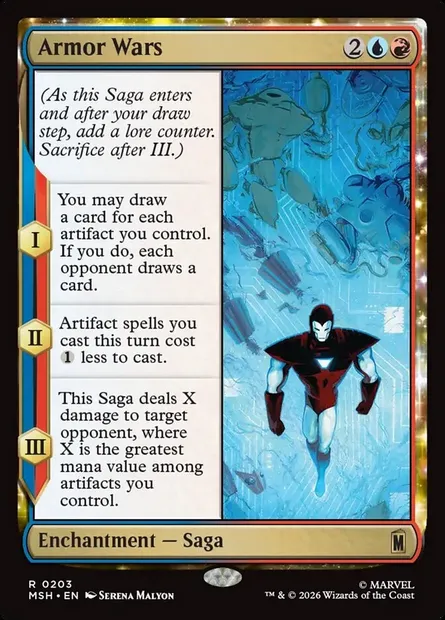Armor Wars, Magic card MSH 203 — Marvel Super Heroes set