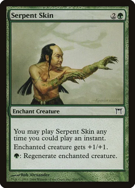 Serpent Skin, Magic card CHK 240 — Champions of Kamigawa set
