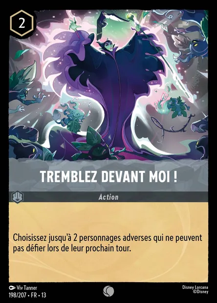 Tremblez devant moi !, carte Disney Lorcana CH13-198 — extension Invasion Epineuse!