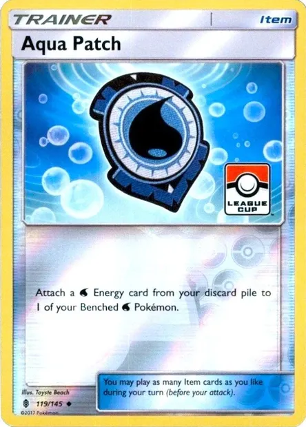 Aqua Patch, Pokémon card LGP 119-2 — League Promos set