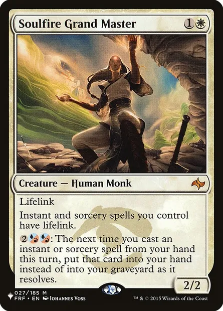 Soulfire Grand Master, Magic card PLST FRF-27 — The List set