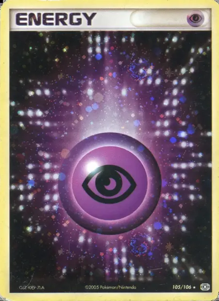 Énergie Psy, carte Pokémon EM 105 — extension EX Émeraude