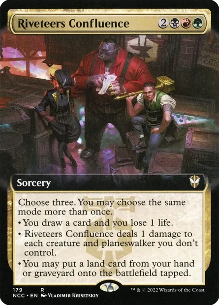 Riveteers Confluence, Magic card NCC 179 — New Capenna Commander set