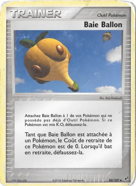 Baie Ballon, carte Pokémon DX 84 — extension EX Deoxys