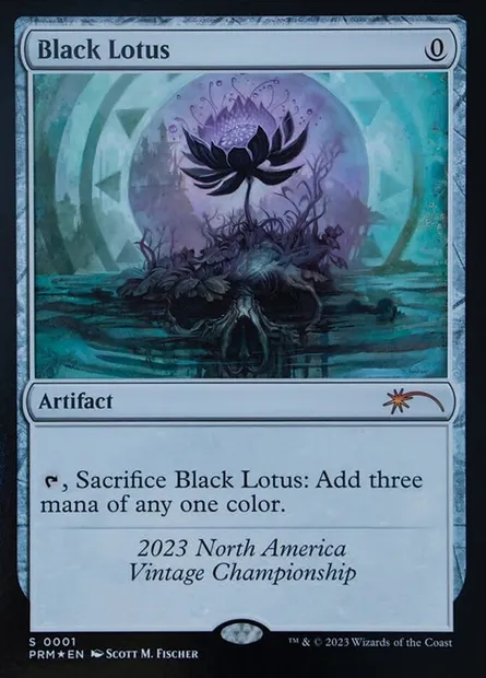 Black Lotus, Magic card OVNT 2023NA — Vintage Championship set