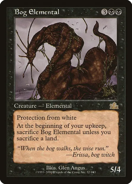 Elemental des marécages, carte Magic PCY 57 — extension Prophétie