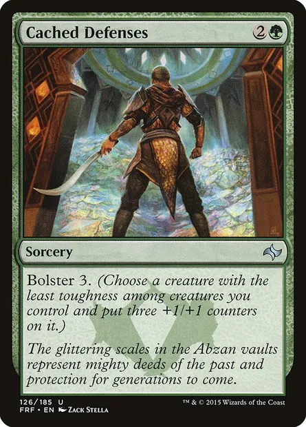 Cached Defenses, Magic card FRF 126 — Fate Reforged set